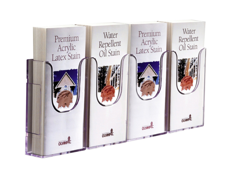 Wall mounting brochure & Sign holders