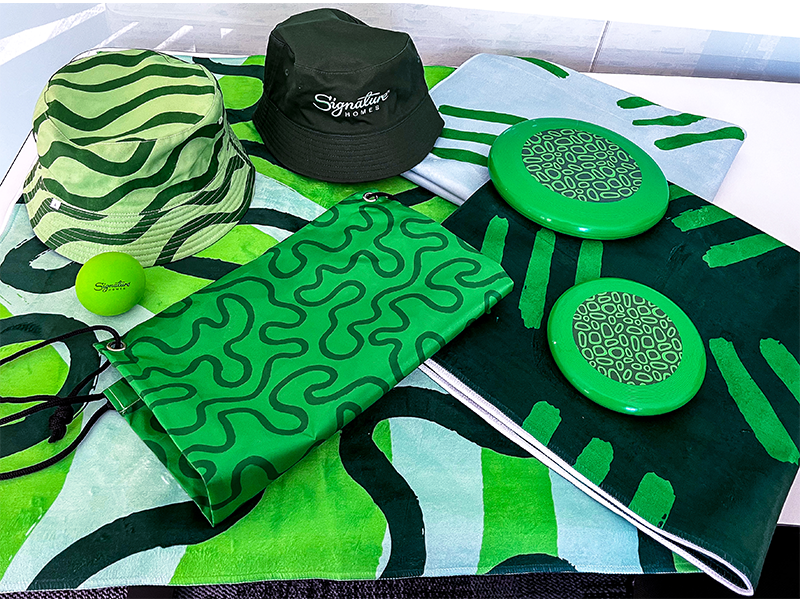 branded merchandise for Signature Homes