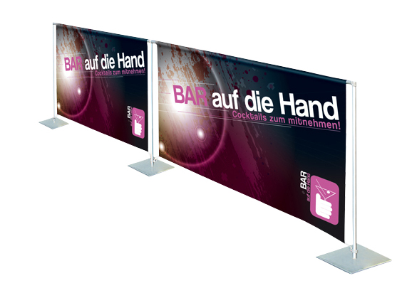 outdoor event barriers & cafe barriers