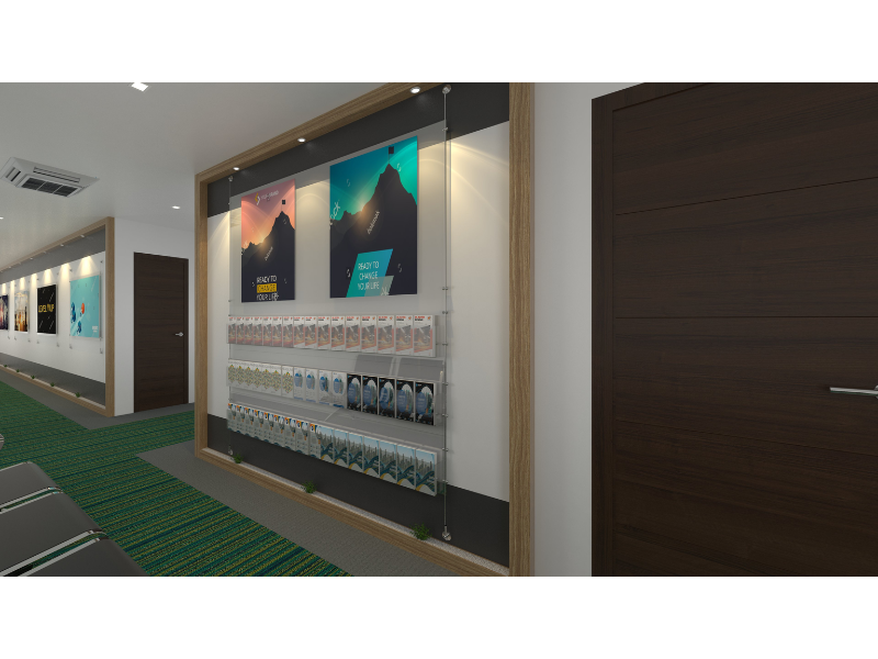 Cable Suspension Display - real estate