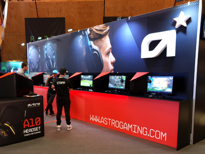 Logitech Exhibiton Stand