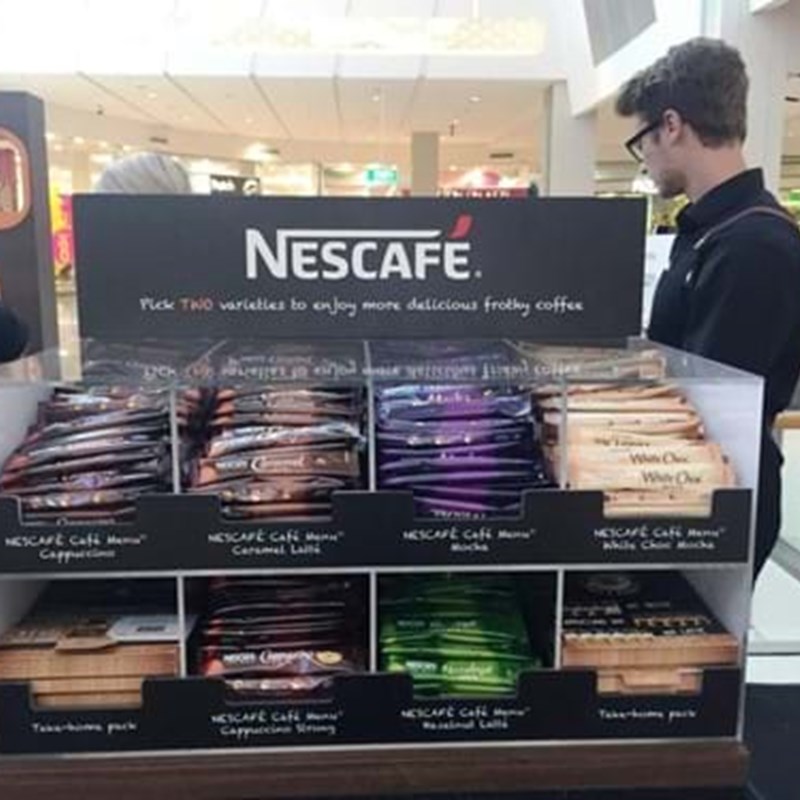 Sampling Stand Design Custom Display Design