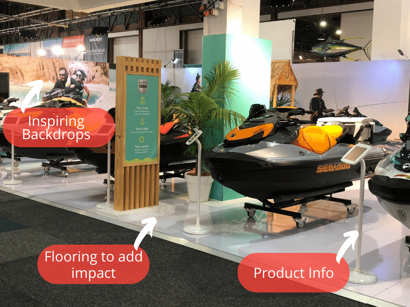 SeaDoo Exhibition Stand for the Hutchwilco Boat Show 2